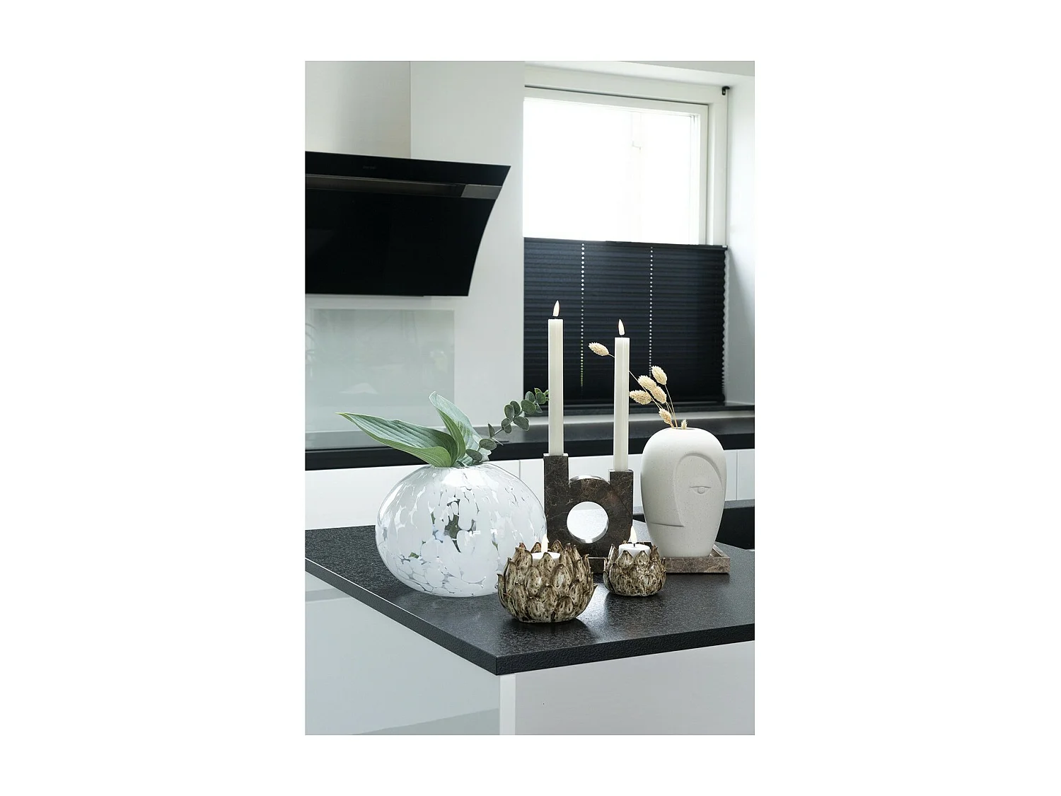 Vase Décoratif Carnation, Beige, 13x12,5x19,5 cm, Seven Design