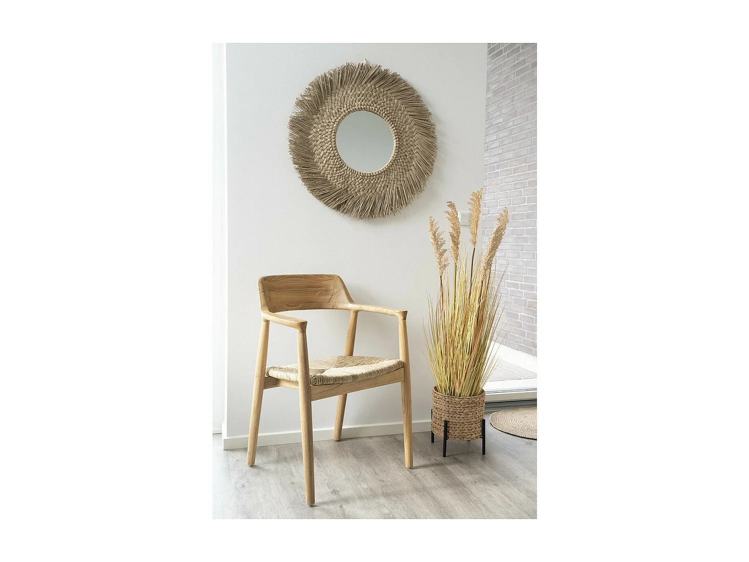 Plantenvaas Antas, Bruin, 24x23,5x28 cm, Epikasa