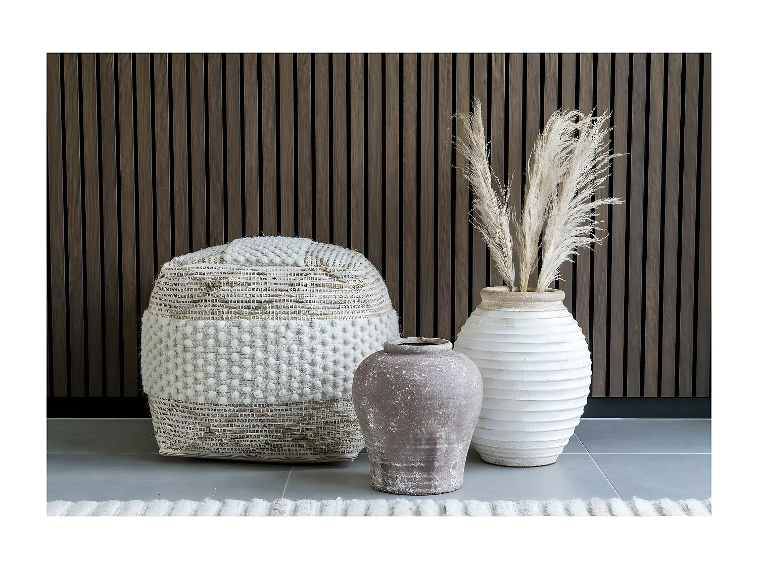 Wazon Dekoracyjny Lomba, Beżowy, 28x28x35 cm, EPIKASA