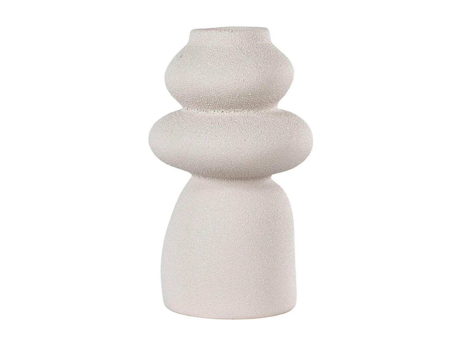 Decoratieve Vaas Crocus, Beige, 14,5x14,5x26,5 cm, EPIKASA