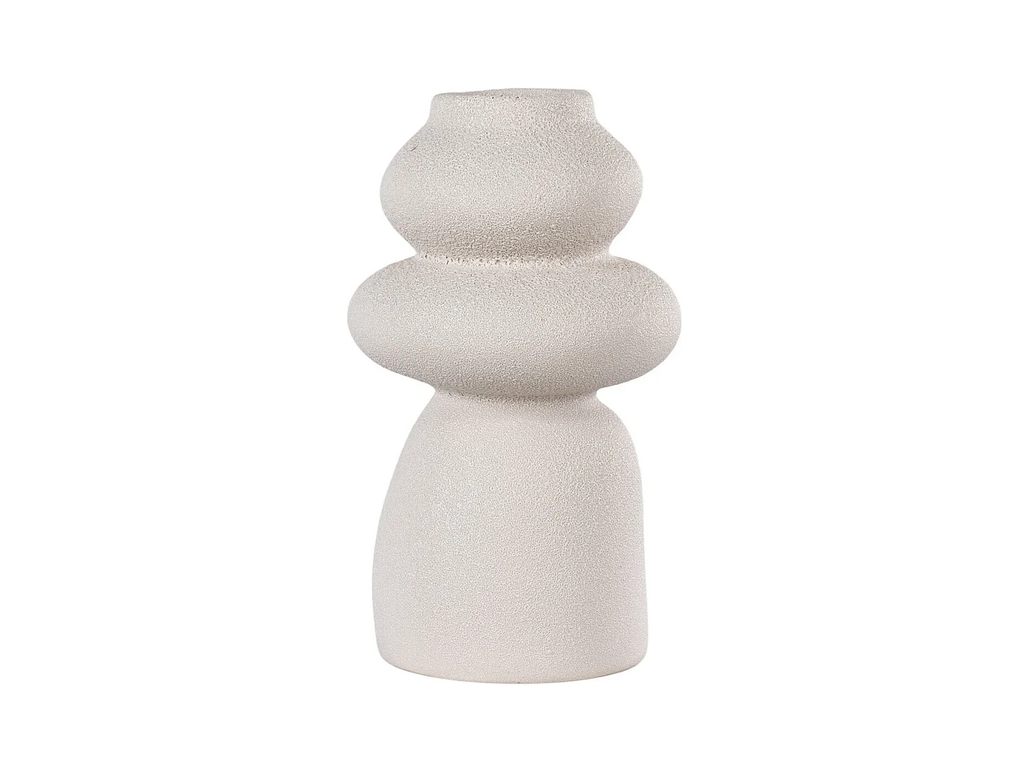 Vase Décoratif Crocus, Beige, 14,5x14,5x26,5 cm, EPIKASA