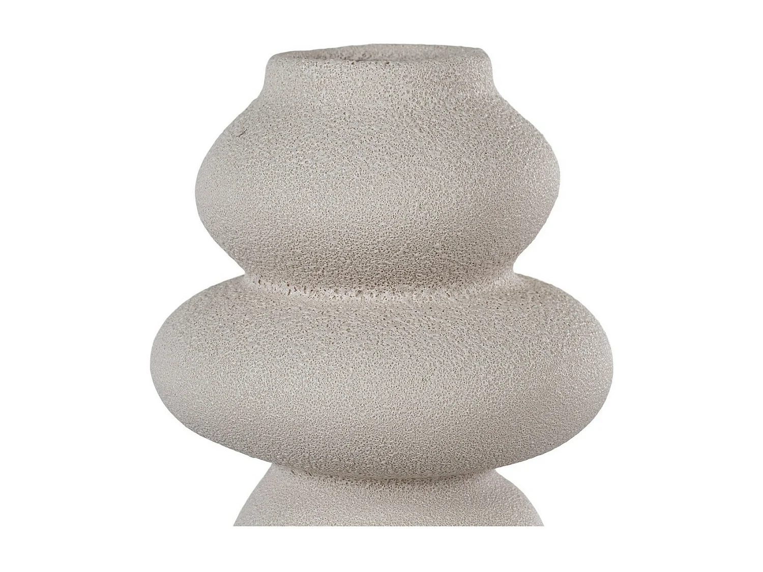 Vase Décoratif Crocus, Beige, 14,5x14,5x26,5 cm, Seven Design