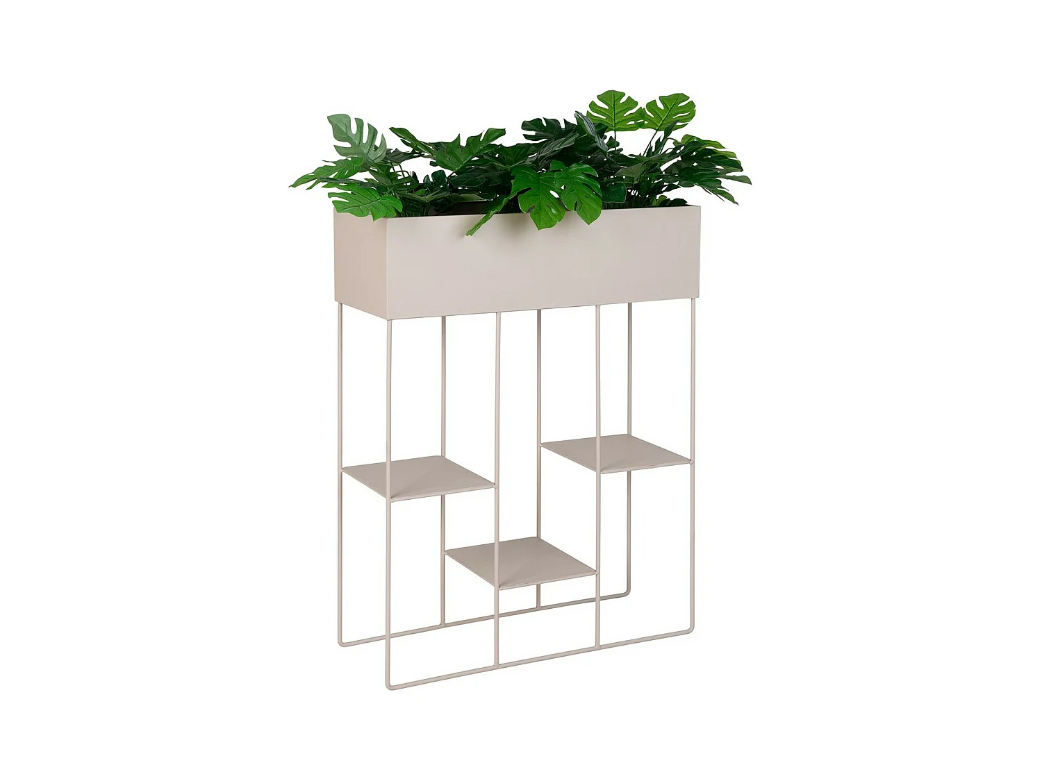 Doniczka na Rośliny Rabo, Beżowy, 60x25x80 cm, EPIKASA