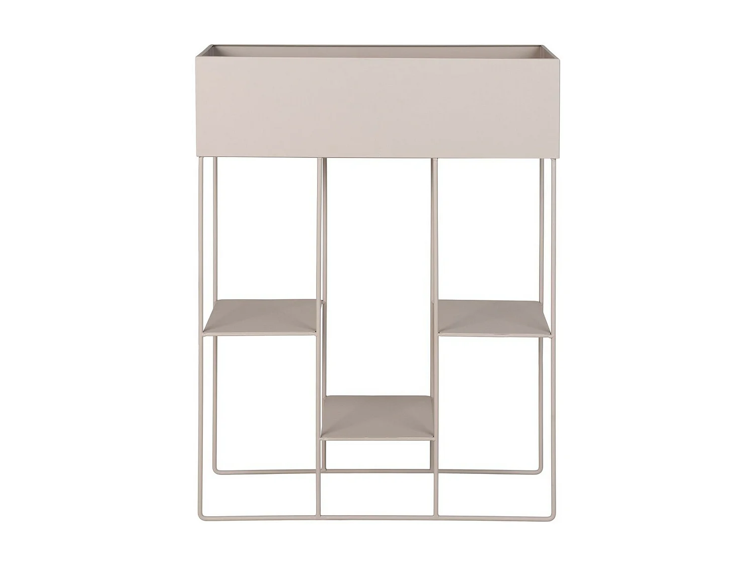Plantenvaas Rabo, Beige, 60x25x80 cm, Seven Design