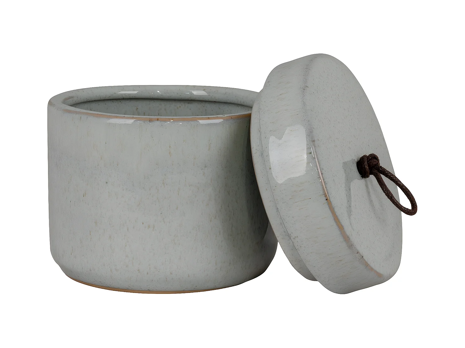 Decoratieve Vaas Jar, Grijs, 10,5x10,5x10 cm, EPIKASA