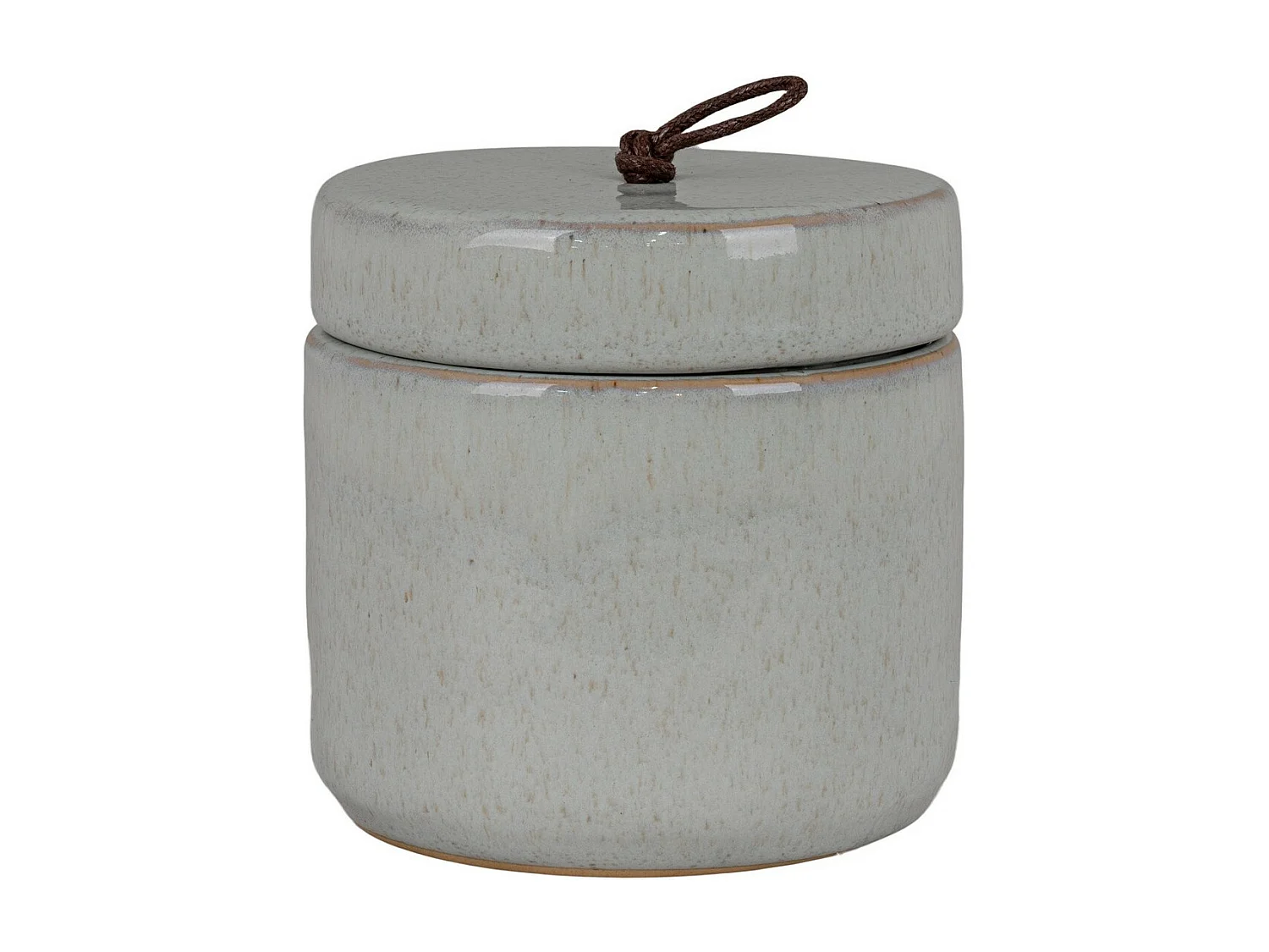 Decoratieve Vaas Jar, Grijs, 10,5x10,5x10 cm, EPIKASA