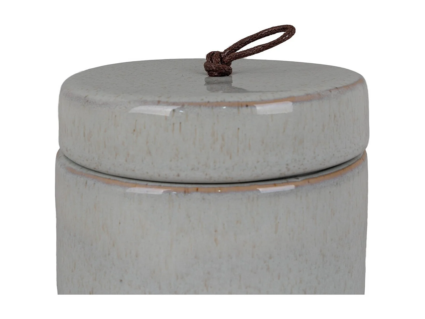 Decoratieve Vaas Jar, Grijs, 10,5x10,5x10 cm, EPIKASA