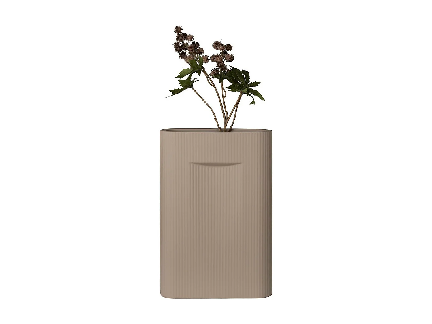 Vase Décoratif Bush, Marron, 8,5x24x35,5 cm, EPIKASA