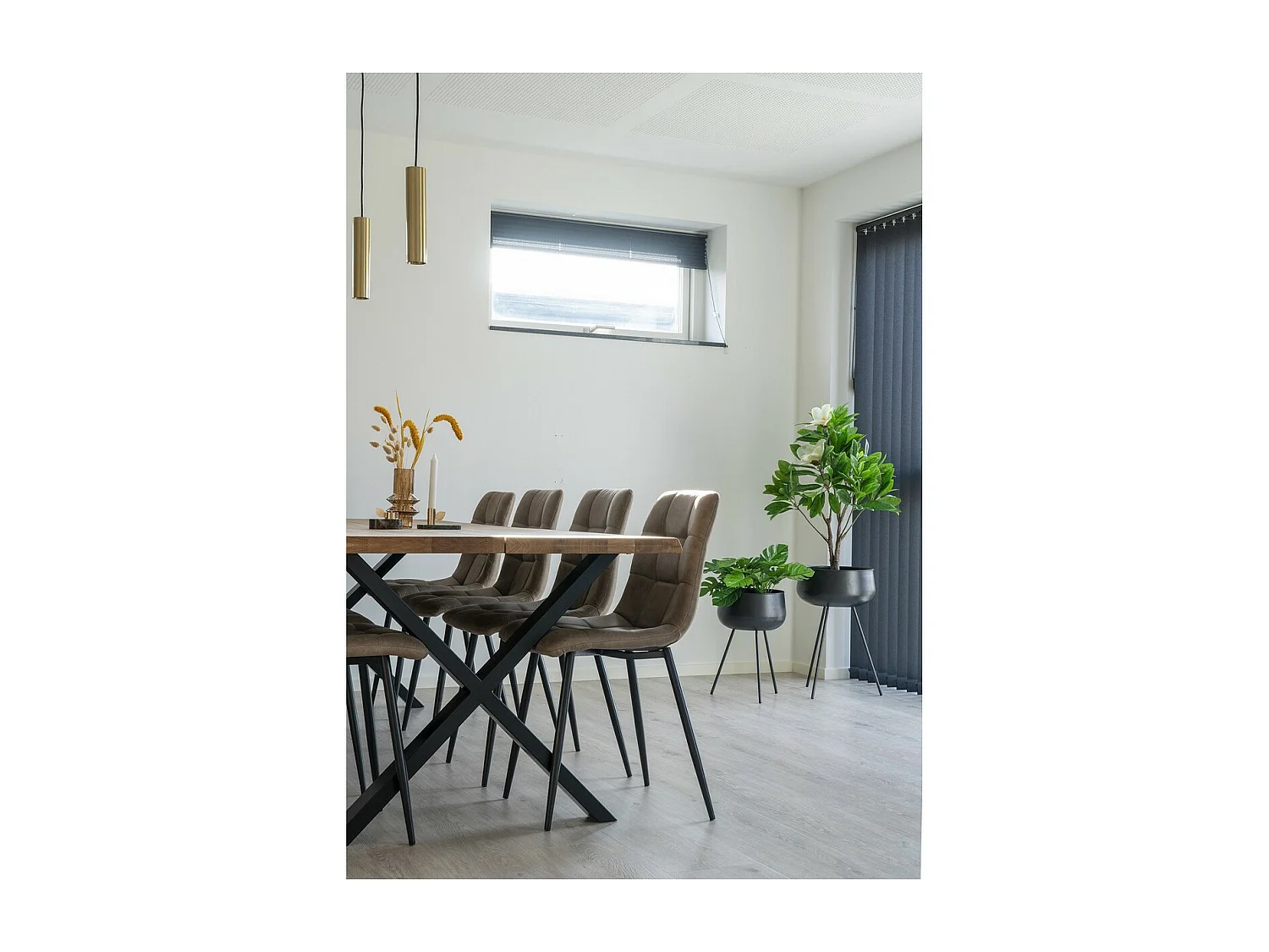 Juego de 2 Macetas Ardola, Negro, 34x34x56 cm, EPIKASA