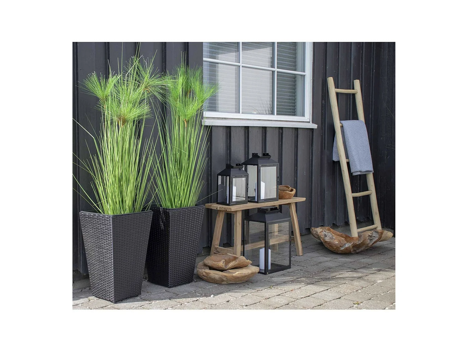 Dekoracyjna Drabinka na Ręczniki Drabina, Brązowy, 5x50x150 cm, EPIKASA