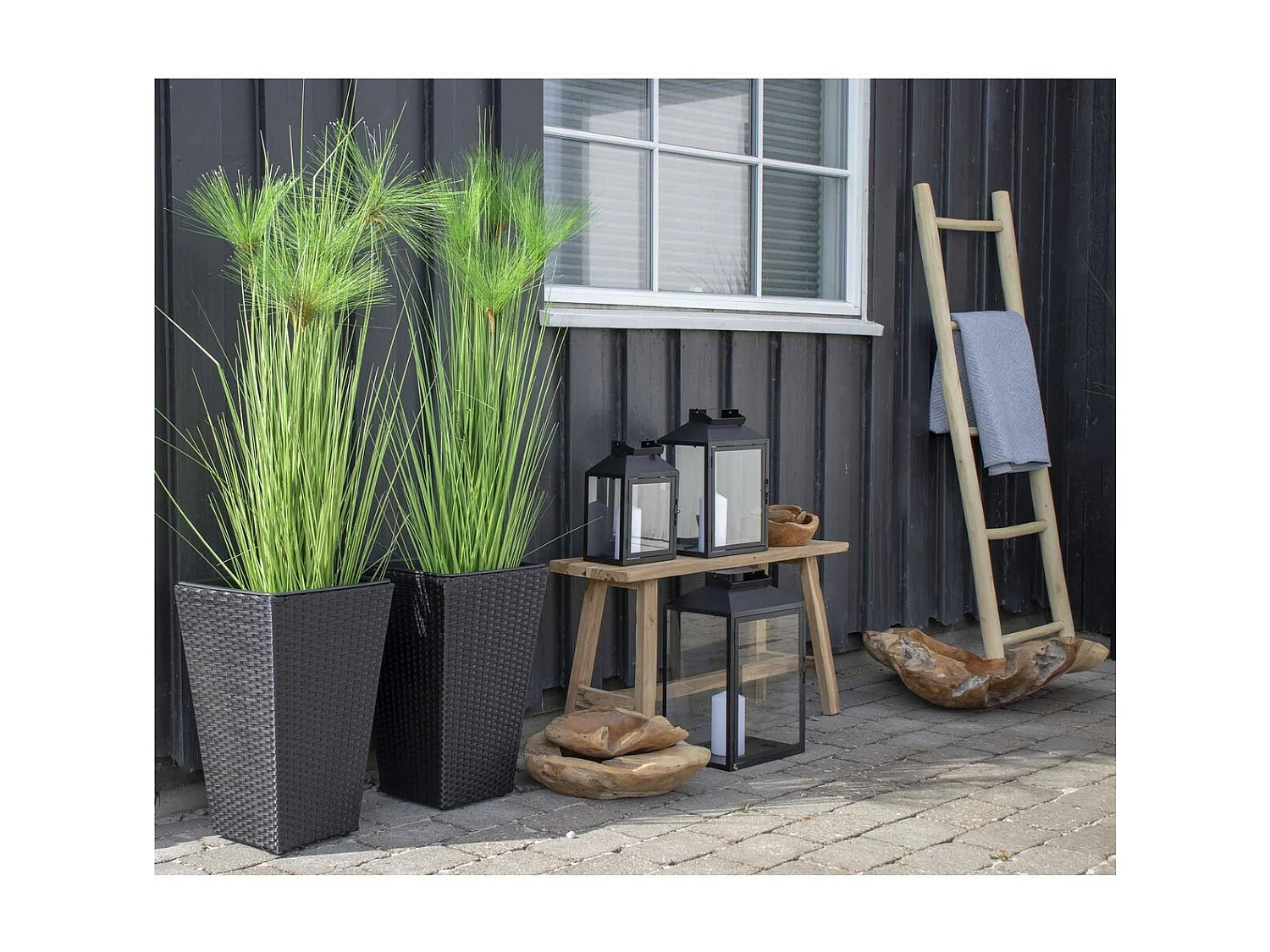 Échelle Décorative Porte Serviettes Ladder, Marron, 5x50x150 cm, Seven Design