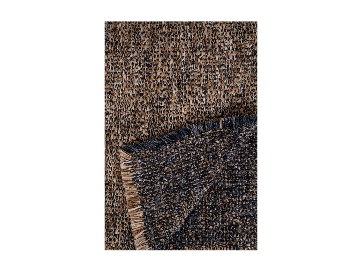 Plaid Ely, Marrón, 170x130x0,5 cm, Epikasa