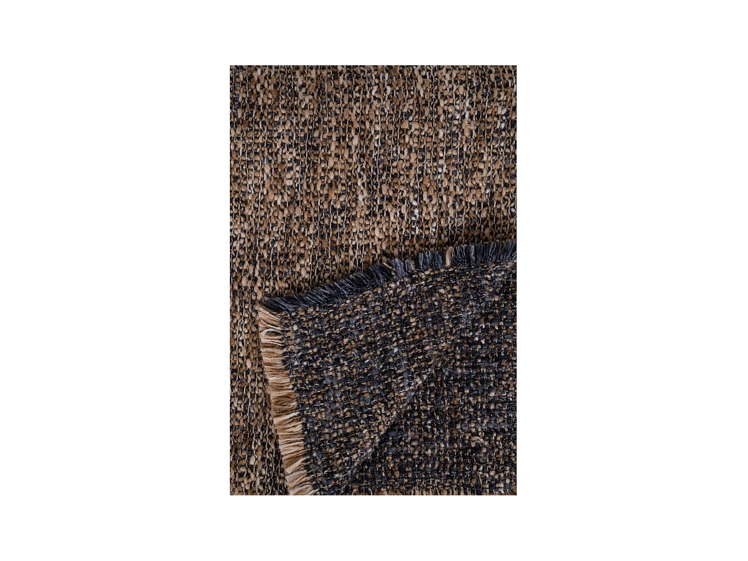 Plaid Ely, Marron, 170x130x0,5 cm, Epikasa