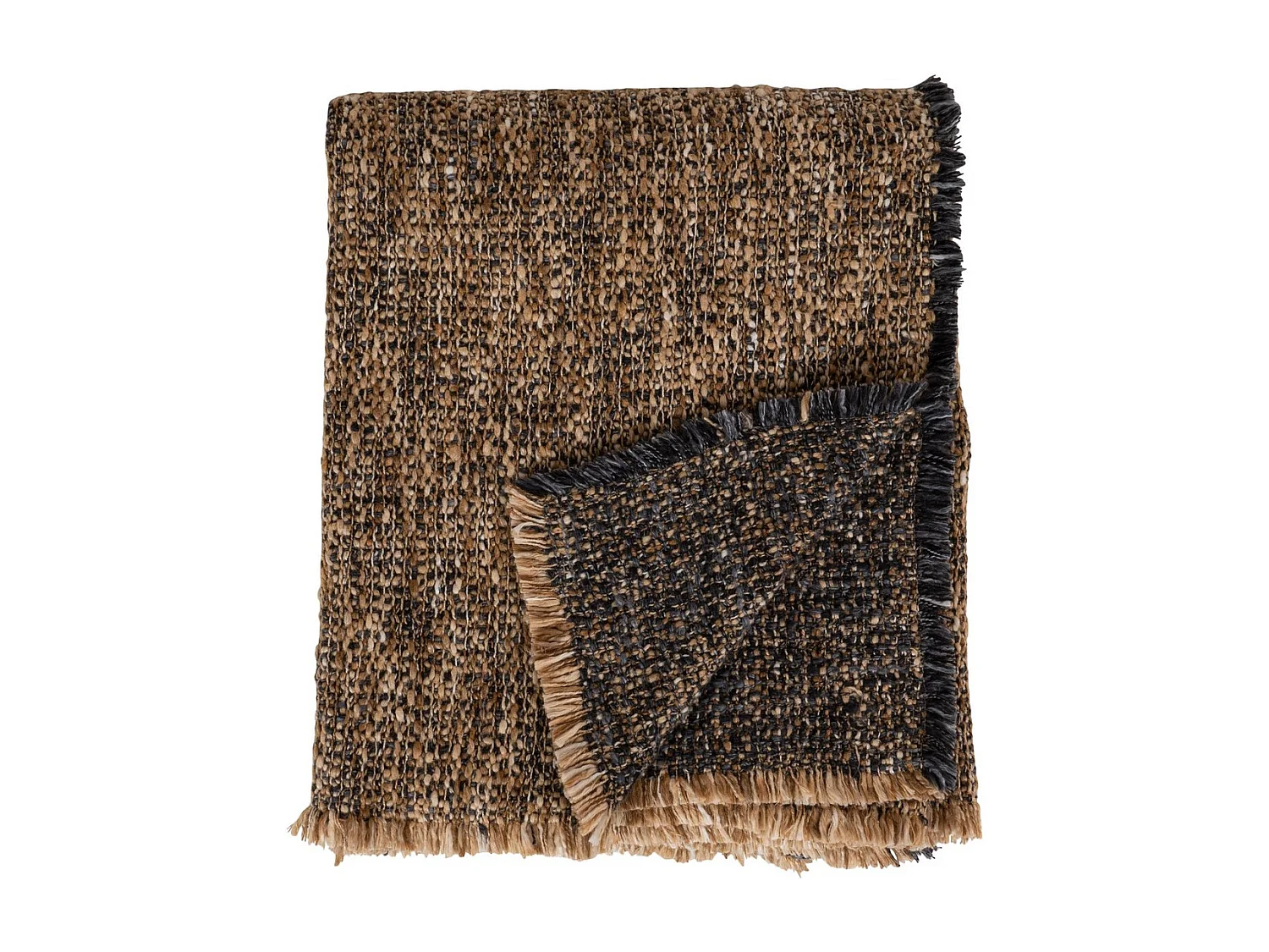 Plaid Ely, Marrone, 170x130x0,5 cm, Epikasa