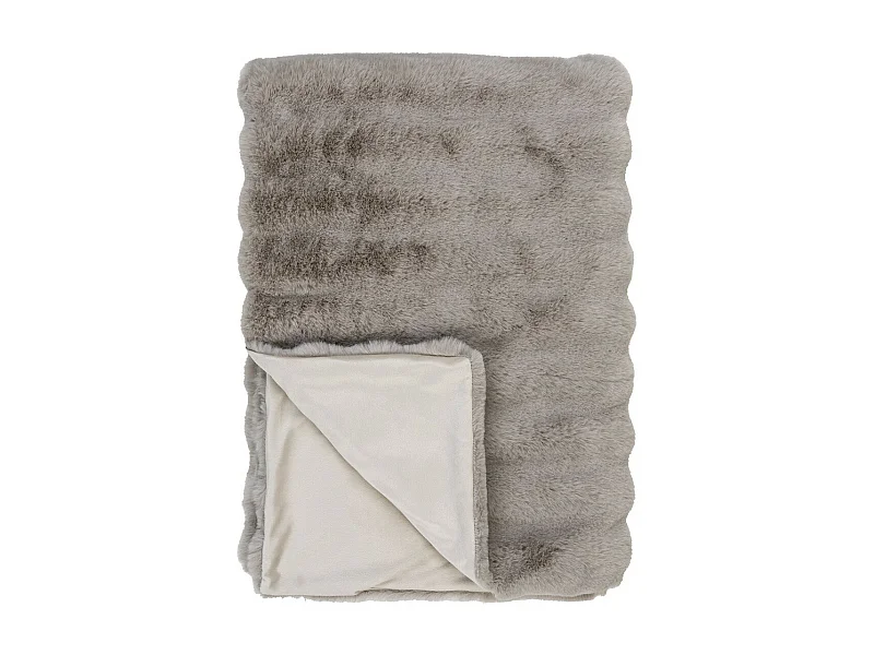 Plaid Galena, Szary, 180x130x2 cm, Epikasa