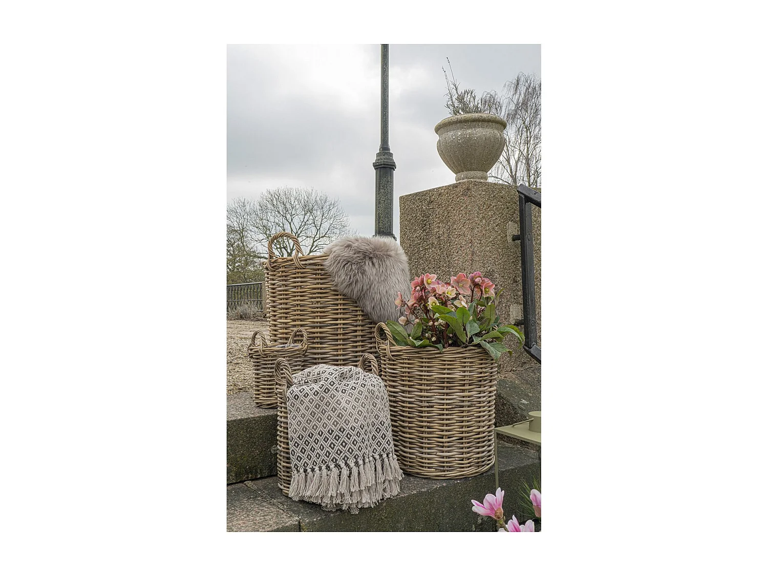 Plaid Alanya, Beige, 180x130x0,5 cm, Seven Design