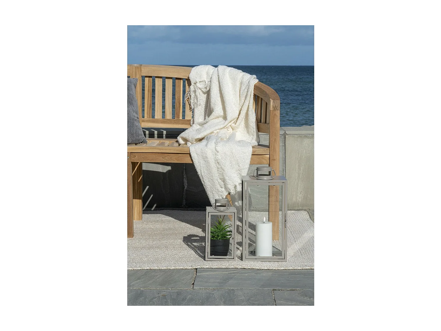 Deken Salir, Wit, 164x127x0,5 cm, EPIKASA