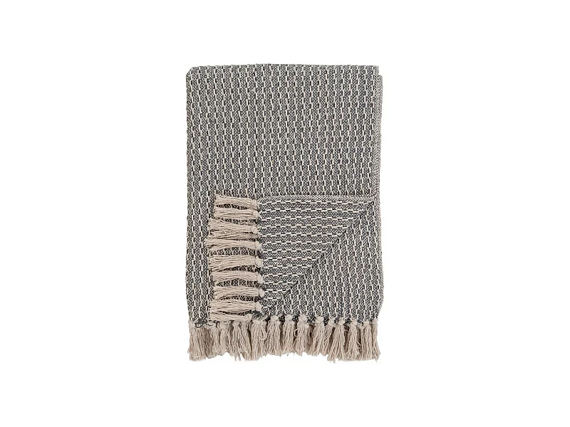 Plaid Kora, Szary, 160x130x1 cm, EPIKASA