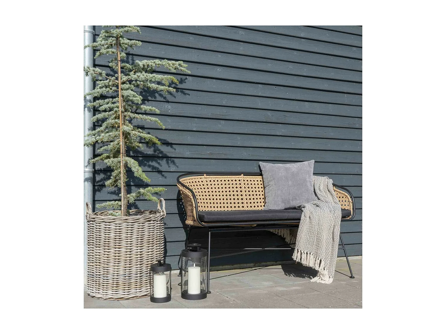 Deken Cort, Grijs, 160x130x1 cm, EPIKASA