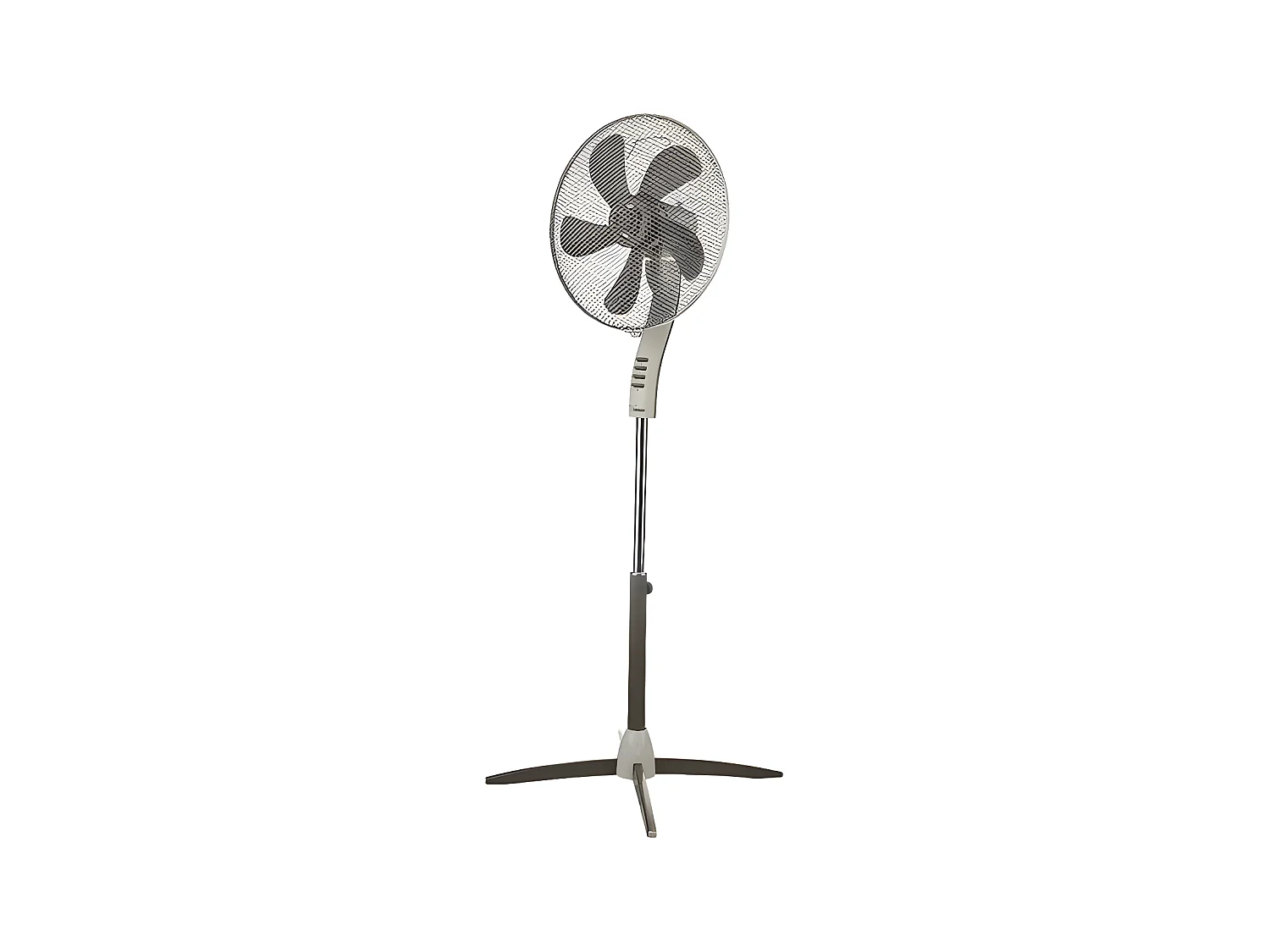Ventilateur à Piédestal Maestrale, Gris, 46,5x138x46,5 cm, Bimar