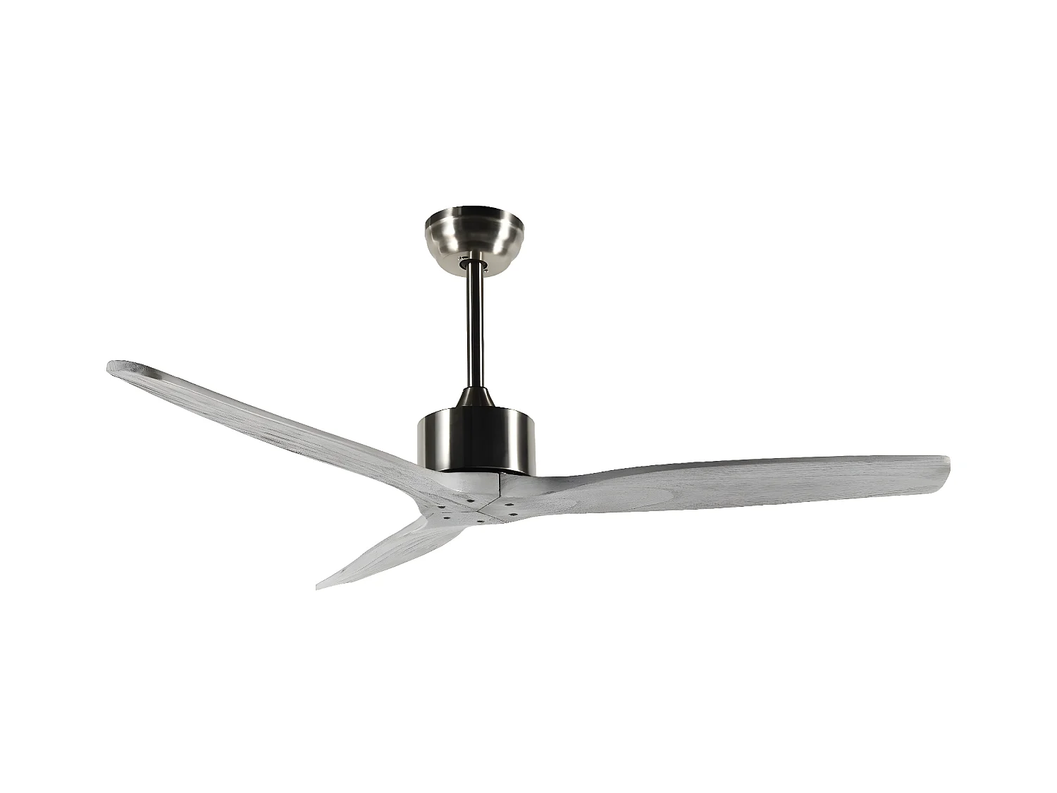 Plafondventilator Vlieger - Zilver - 132x275x132 cm - Bimar