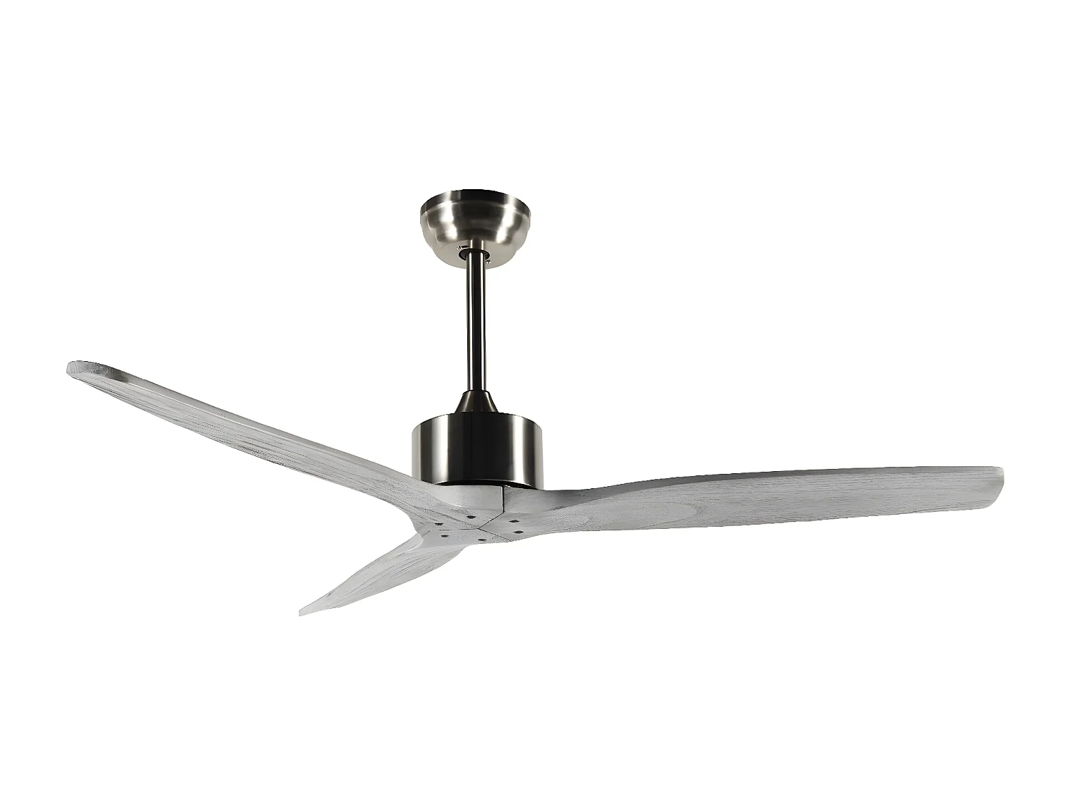 Plafondventilator Vlieger - Zilver - 132x275x132 cm - Bimar