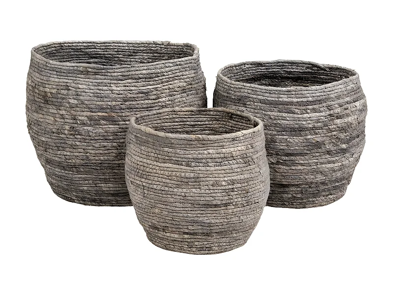 Zestaw 3 koszy do przechowywania Tivoli, Brązowy, 33x33x30 cm, EPIKASA