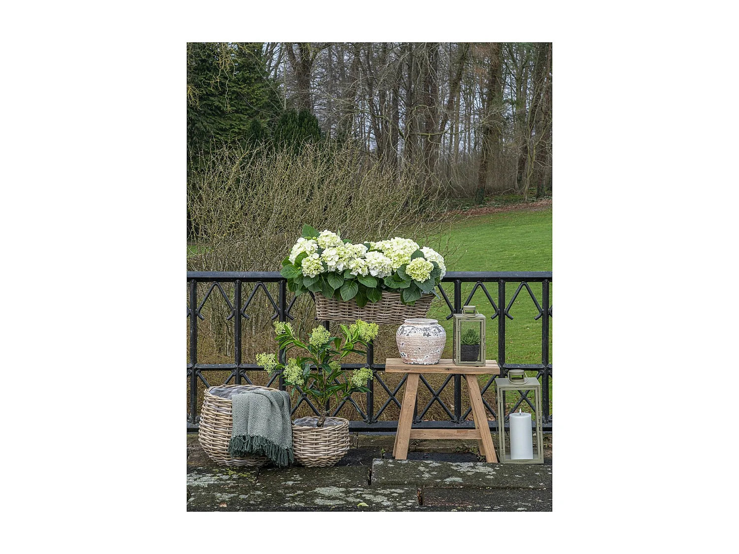 Set 2 Cesti Portaoggetti Pulo, Marrone, 38x38x34 cm, EPIKASA