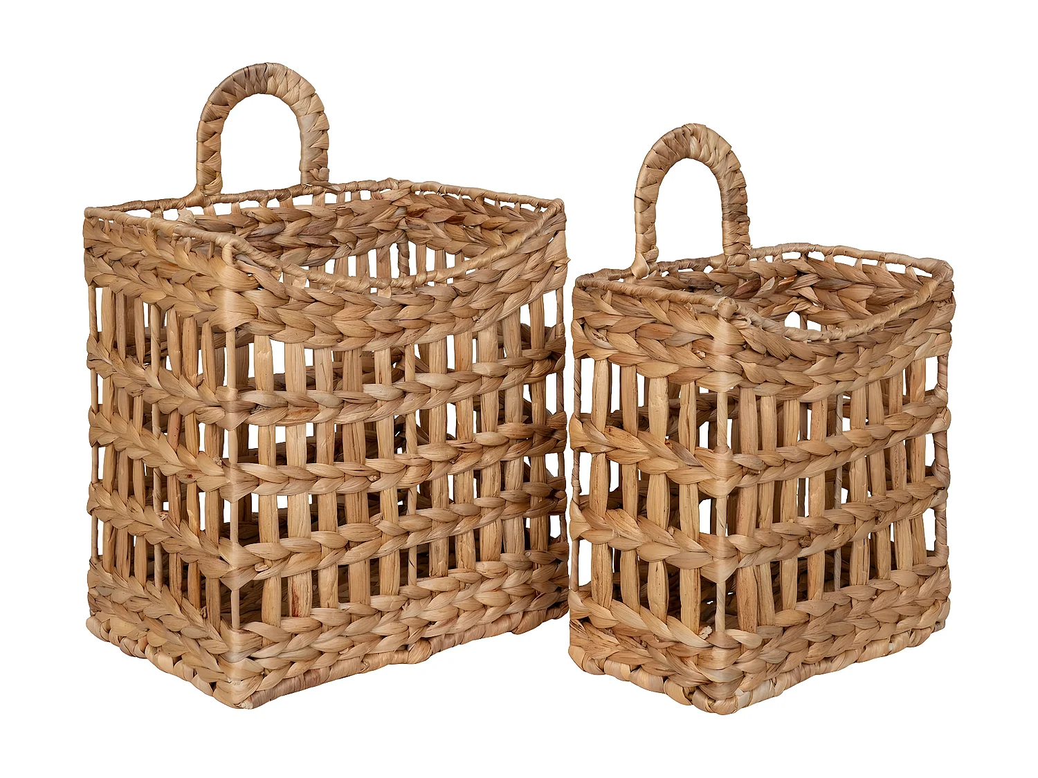 Set van 2 Opbergmanden Cala, Bruin, 20x30x42 cm, EPIKASA