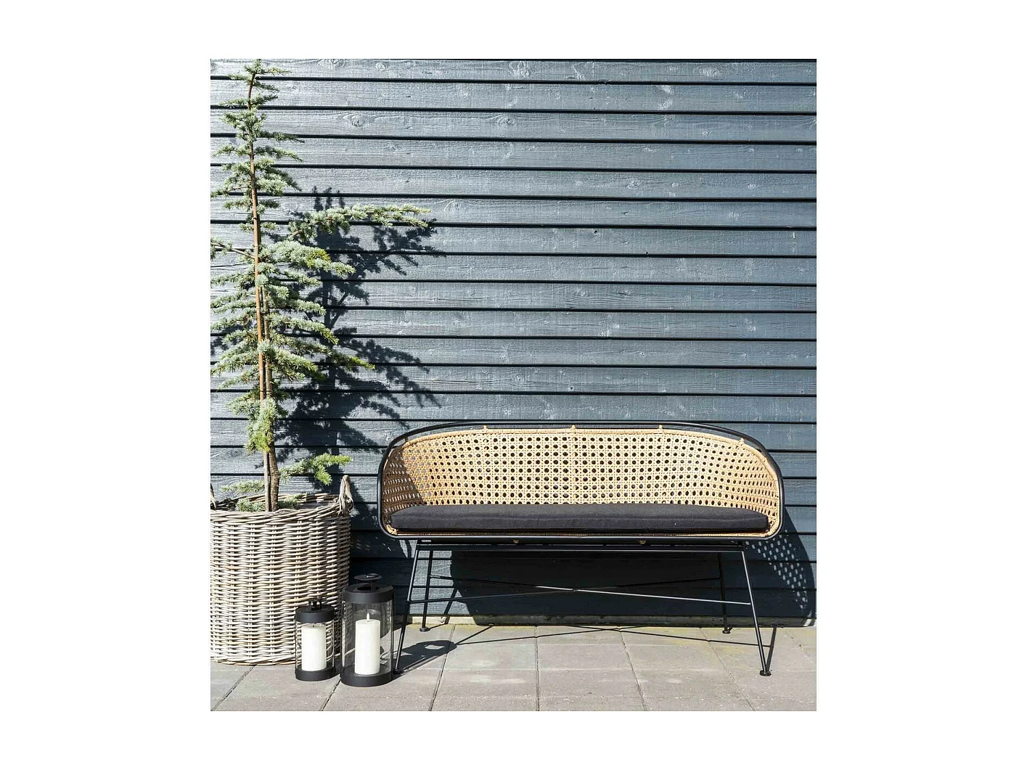 Juego de 4 Cestas de Almacenaje Caor, Marrón, 50x50x258 cm, EPIKASA