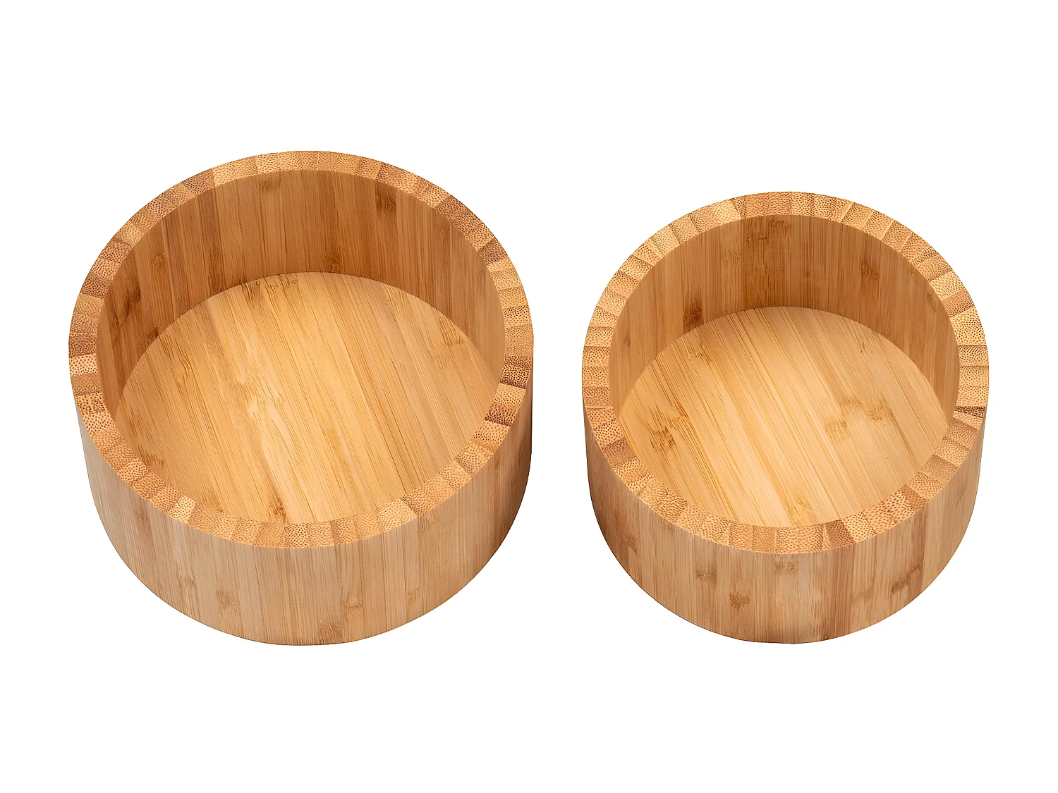 Set van 2 Opbergmanden Chefalu, Bruin, 15x15x8 cm, EPIKASA