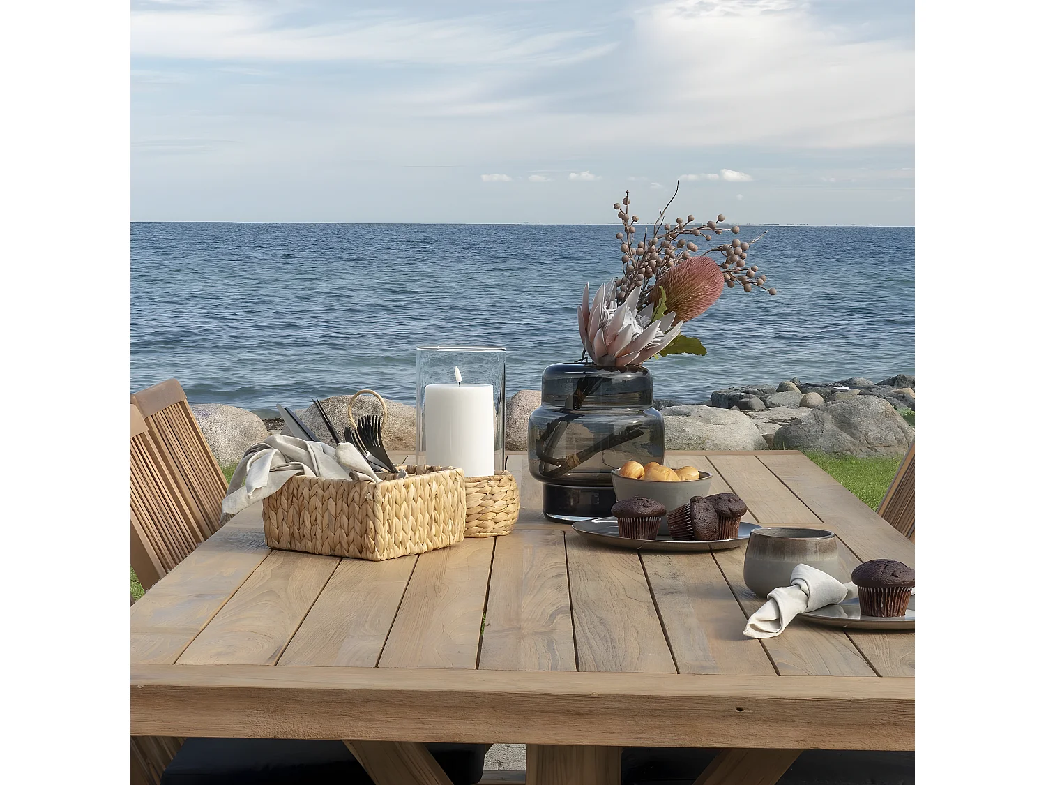 Kosz dla Zwierząt Pleiku, Brązowy, 20x20x11 cm, EPIKASA