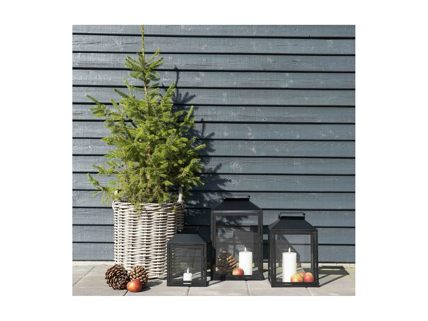 Zestaw 2 koszy do przechowywania Indo, Brązowy, 50x50x58 cm, EPIKASA