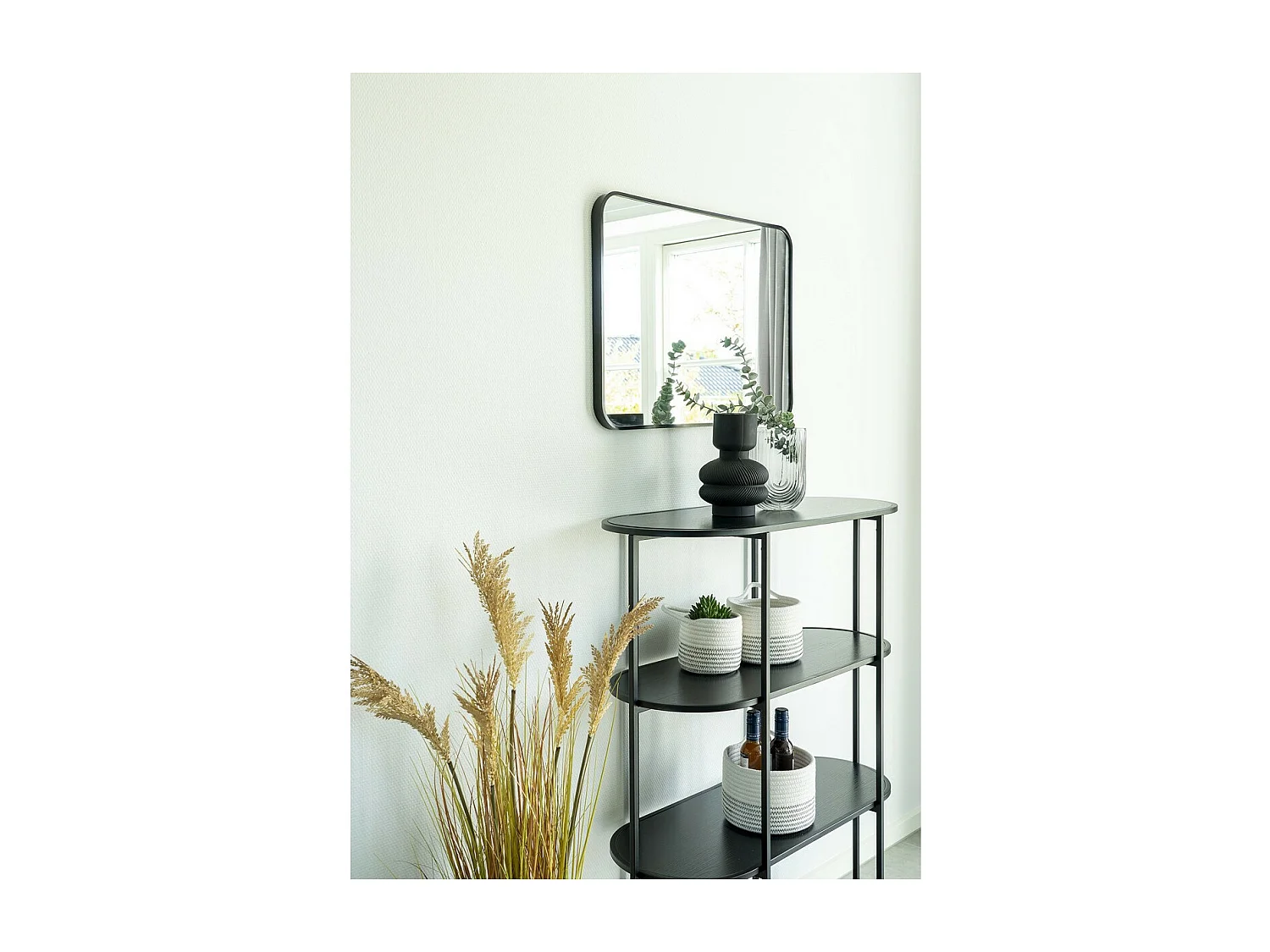 Set di 3 Cesti Portaoggetti Algar, Bianco, 20x20x14 cm, Seven Design