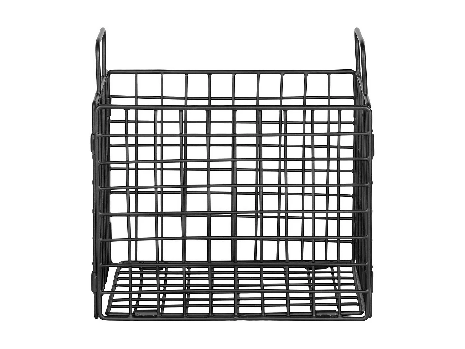Cesto Portaoggetti Mora, Nero, 20x25x25 cm, EPIKASA