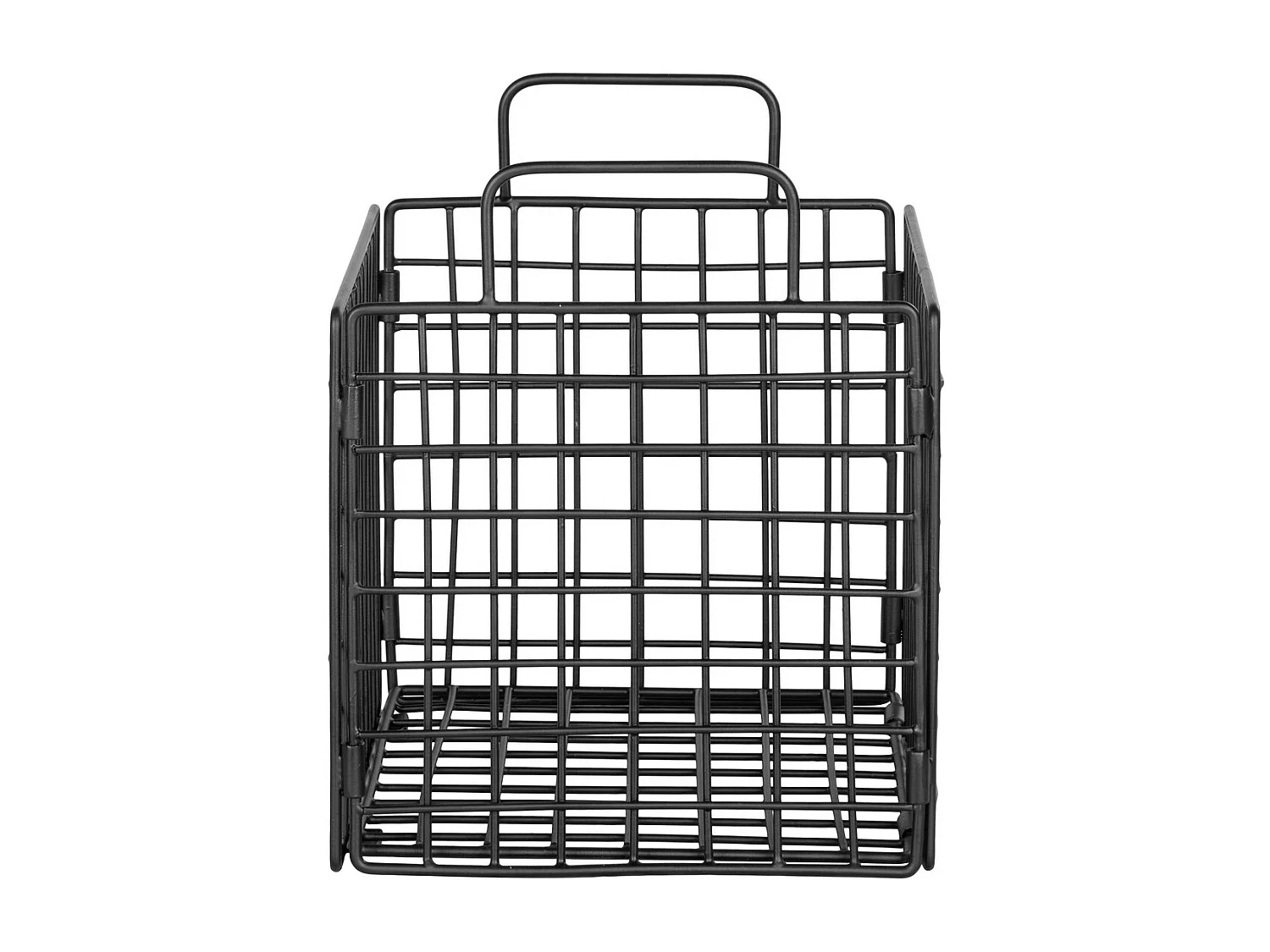 Cesto Portaoggetti Mora, Nero, 20x25x25 cm, EPIKASA