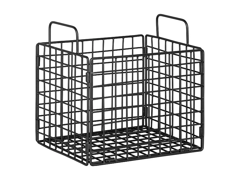 Cesto Portaoggetti Mora, Nero, 20x25x25 cm, EPIKASA