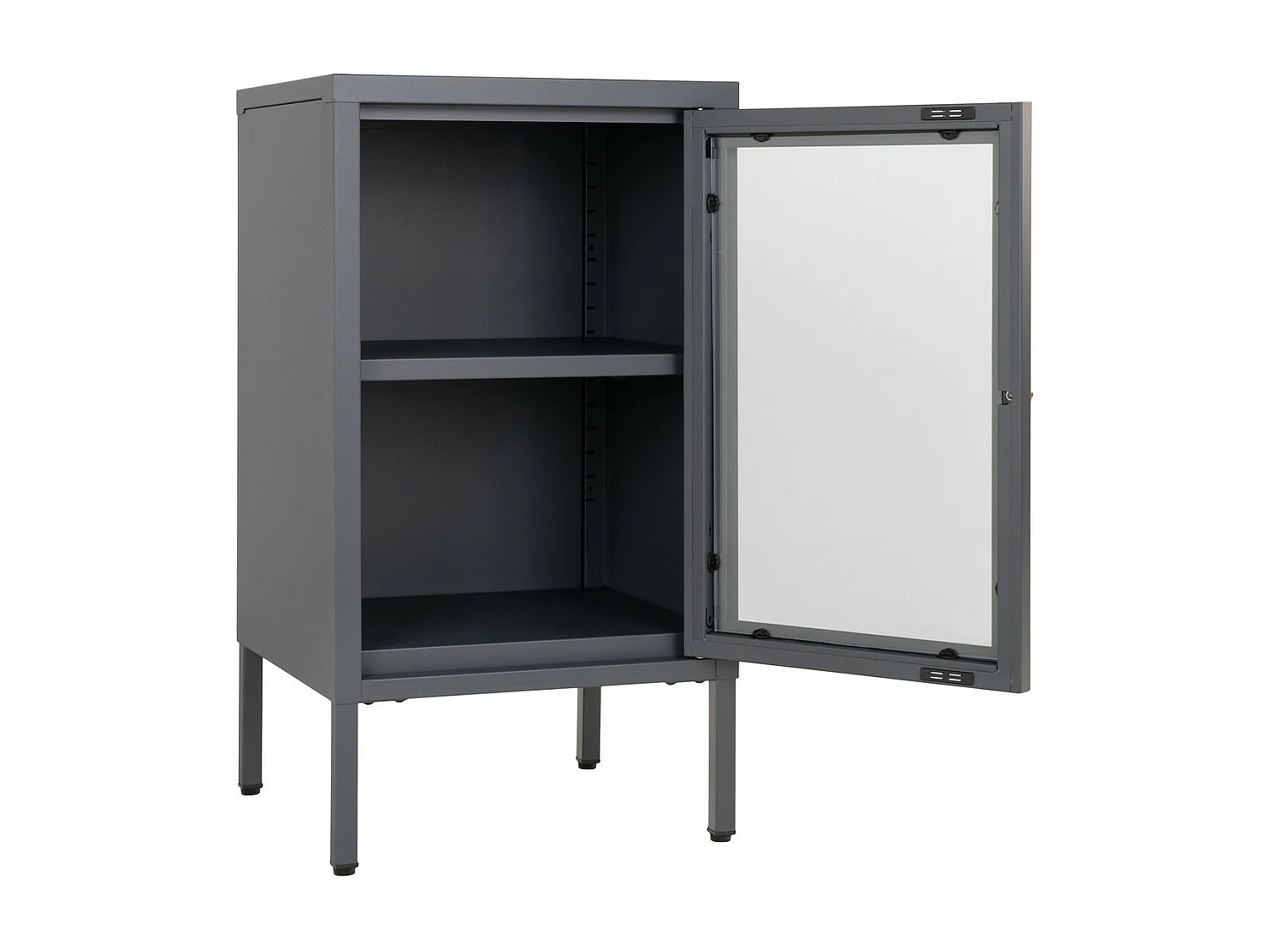 Vitrine de Salon Dalby, Gris, 35x38x70 cm, EPIKASA