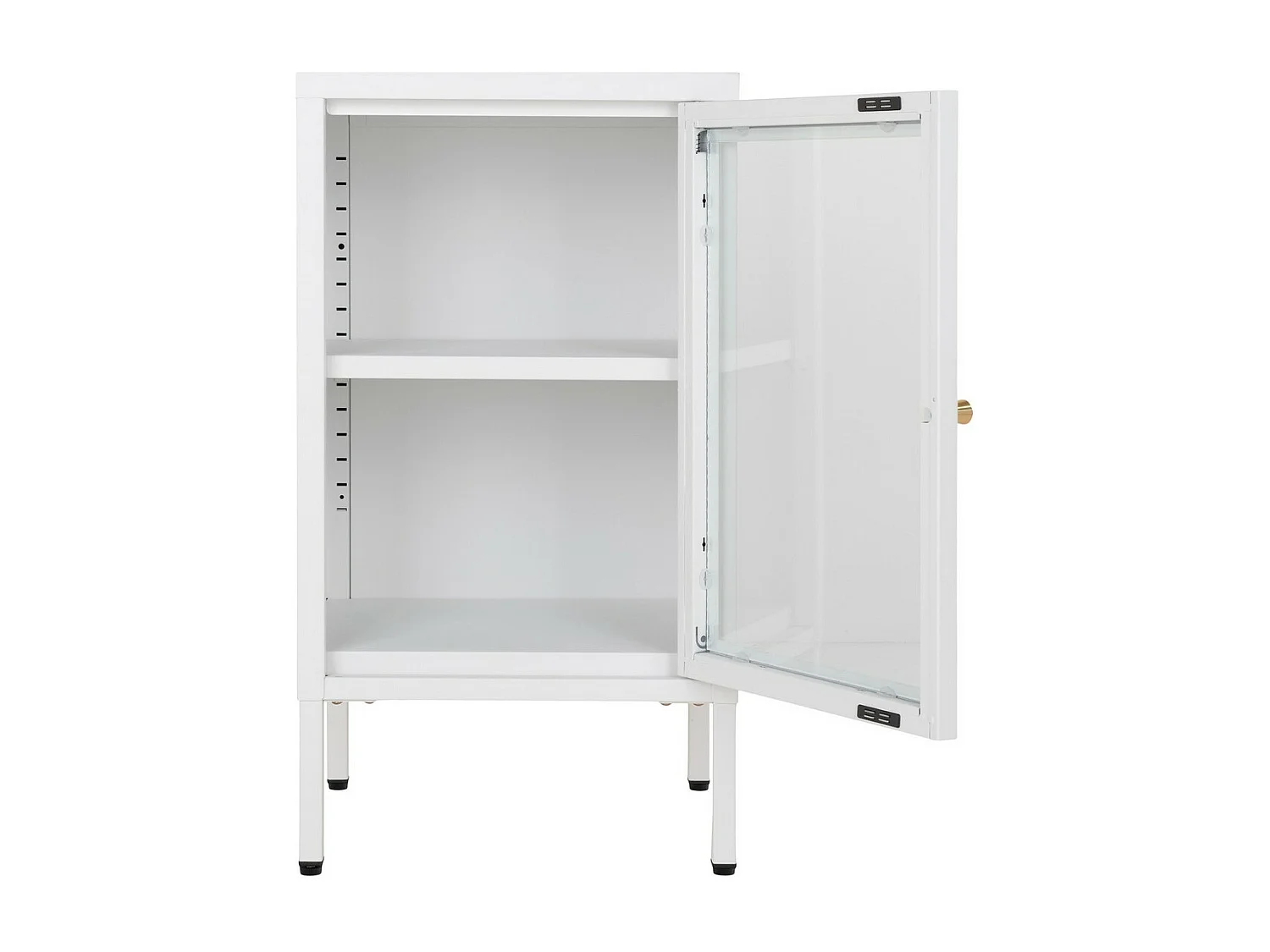 Vitrine de Salon Dalby, Blanc, 35x38x70 cm, EPIKASA