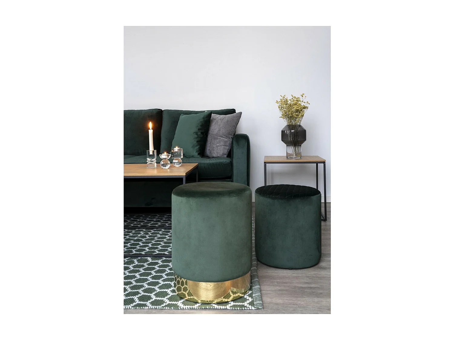 Koffietafel Vita, Bruin, 45x45x45 cm, Epikasa