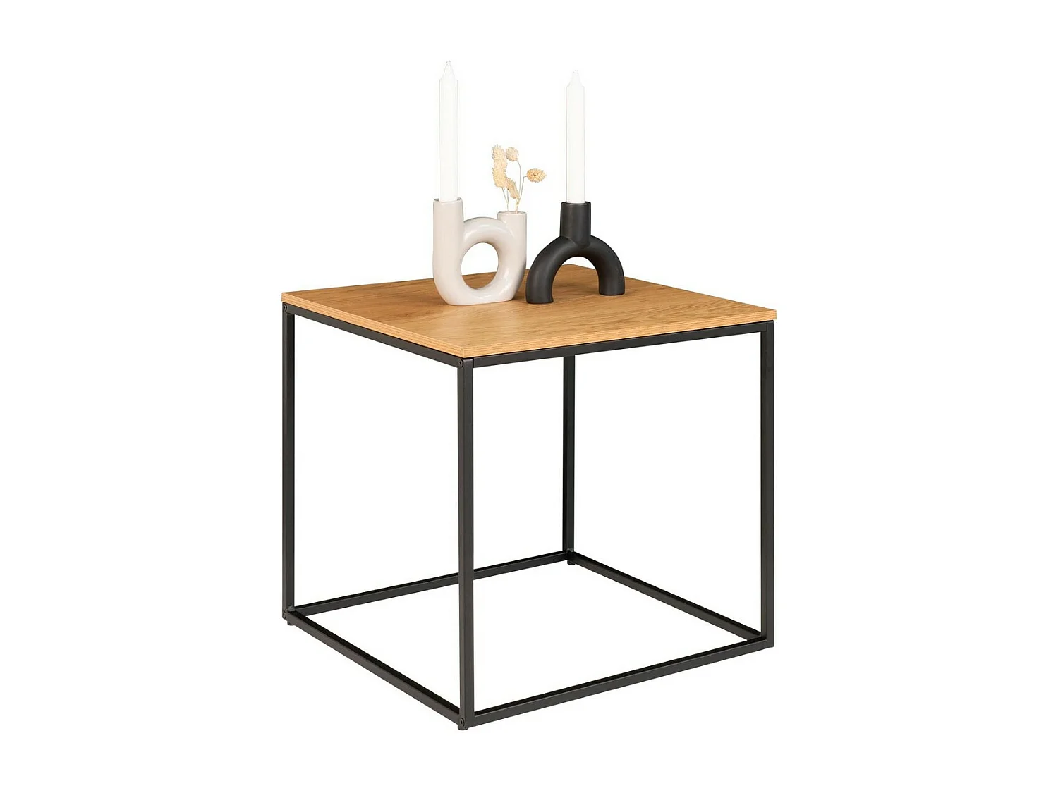 Table d'Appoint Vita, Marron, 45x45x45 cm, Seven Design