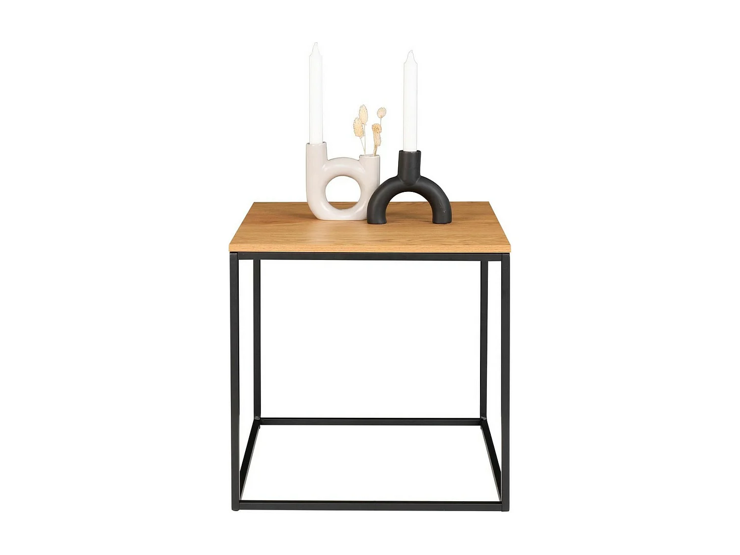 Table d'Appoint Vita, Marron, 45x45x45 cm, Seven Design