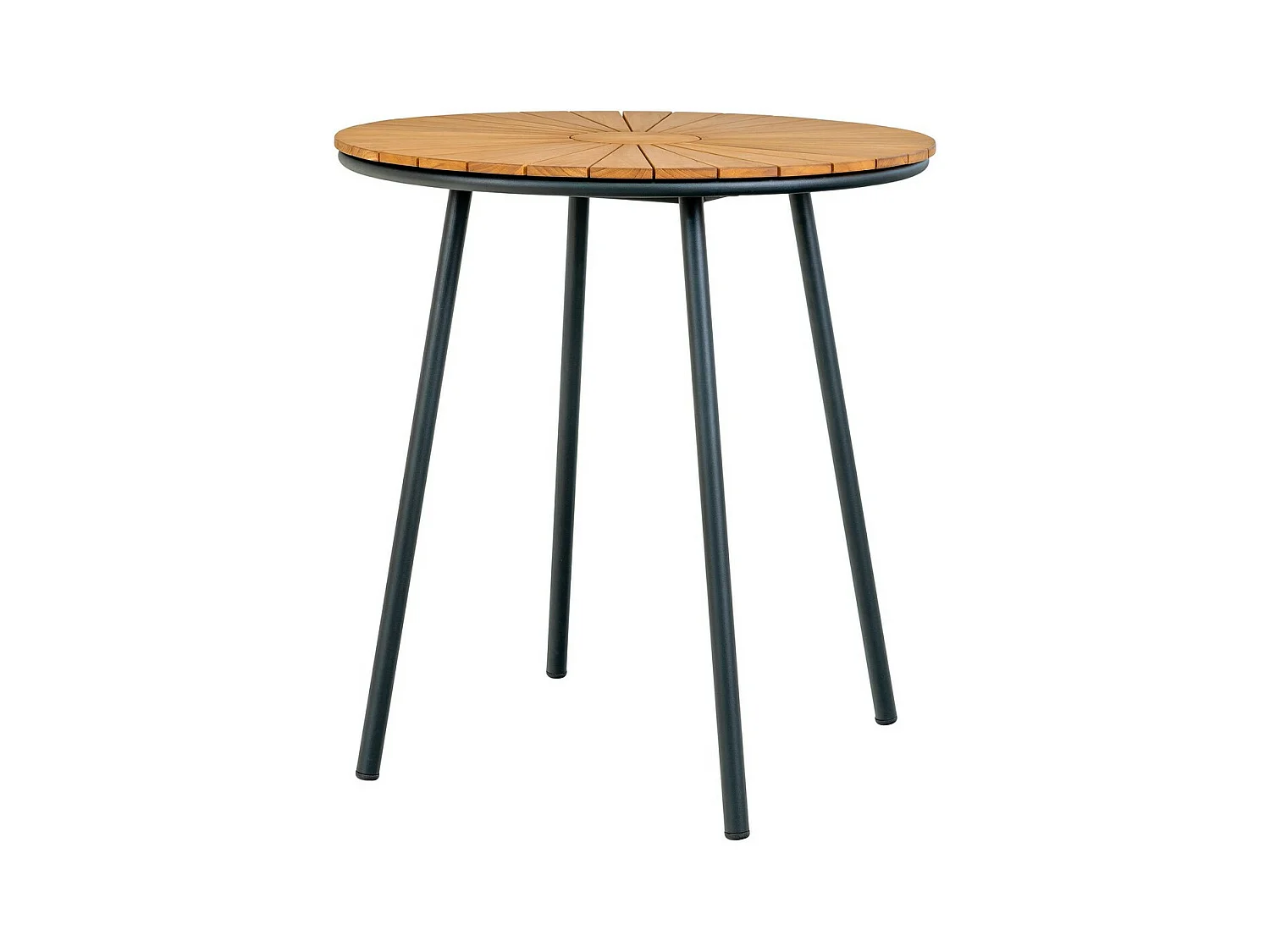 Table d'Appoint Cleveland, Marron, 70x70x74 cm, Epikasa