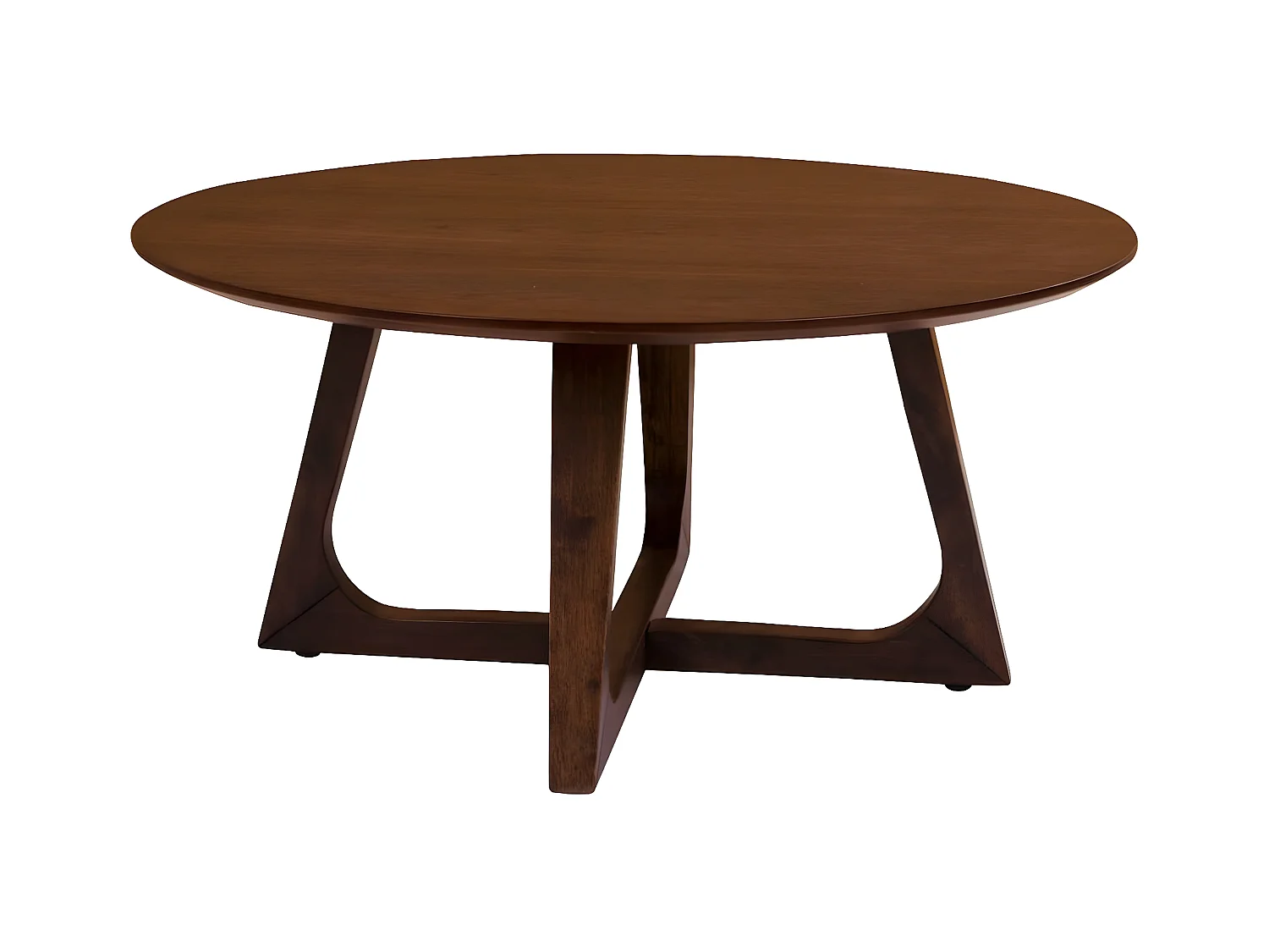 Table d'Appoint Hellerup, Marron, 75x75x36 cm, Epikasa