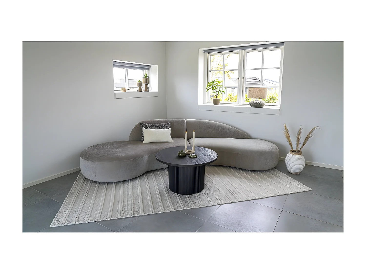 Tavolino Boavista, Marrone Scuro, 80x80x45 cm, Seven Design