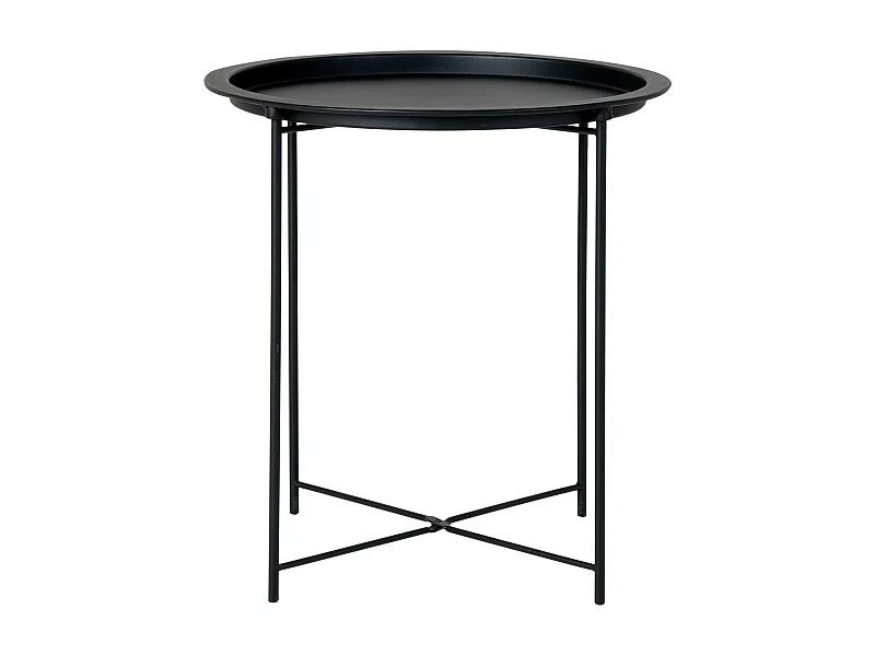 Tavolino Bastia, Nero, 47x47x50 cm, EPIKASA