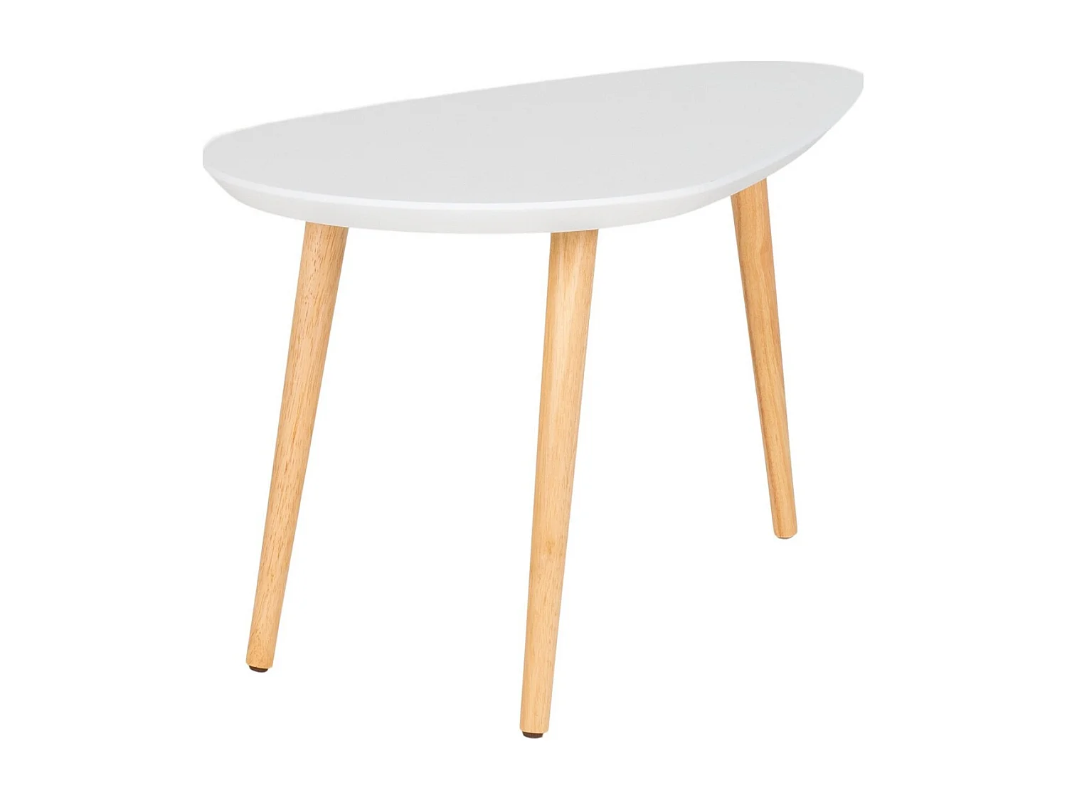 Table Basse Vado, Blanc, 70x40x40 cm, EPIKASA