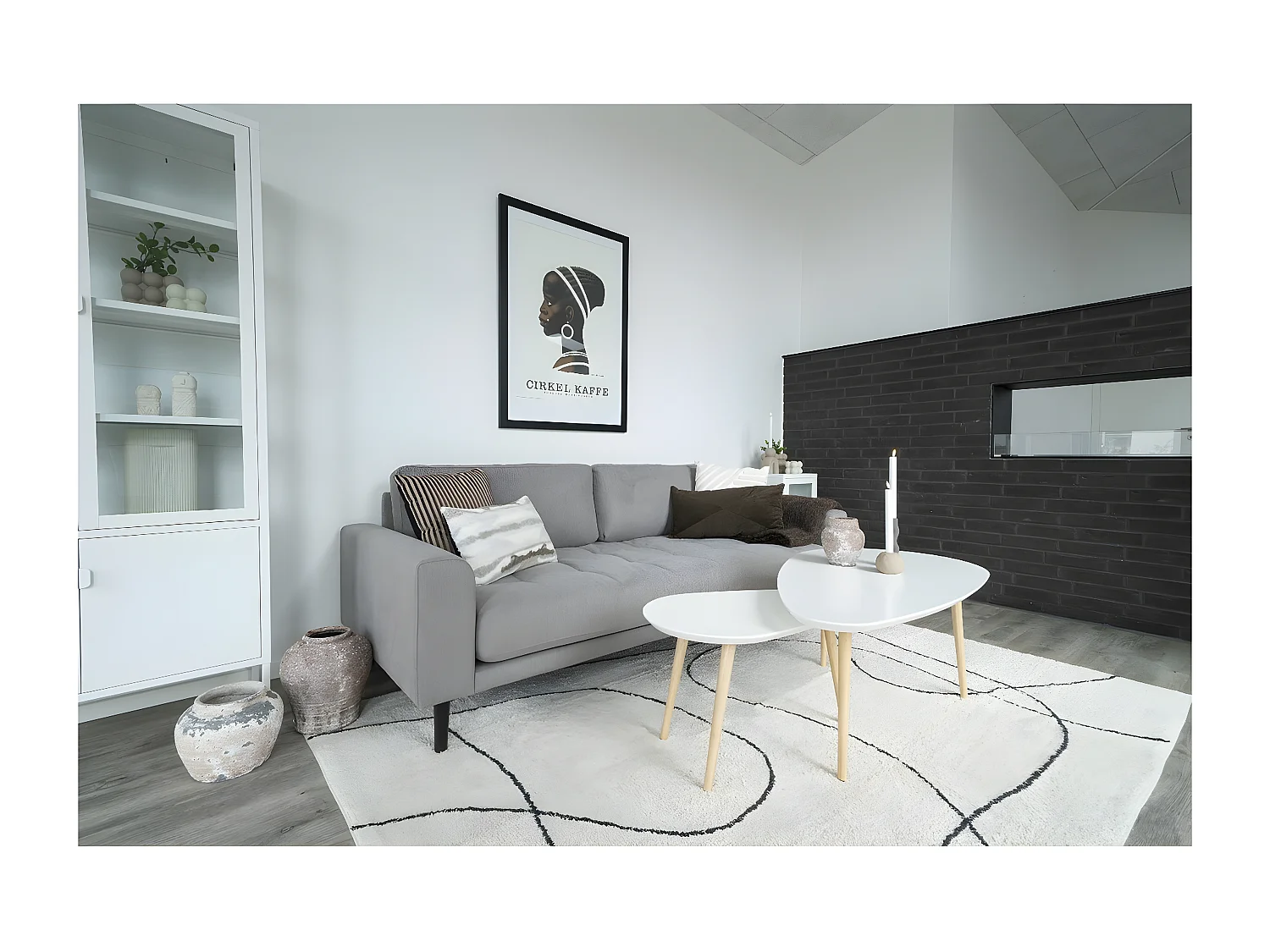 Table Basse Vado, Blanc, 70x40x40 cm, EPIKASA