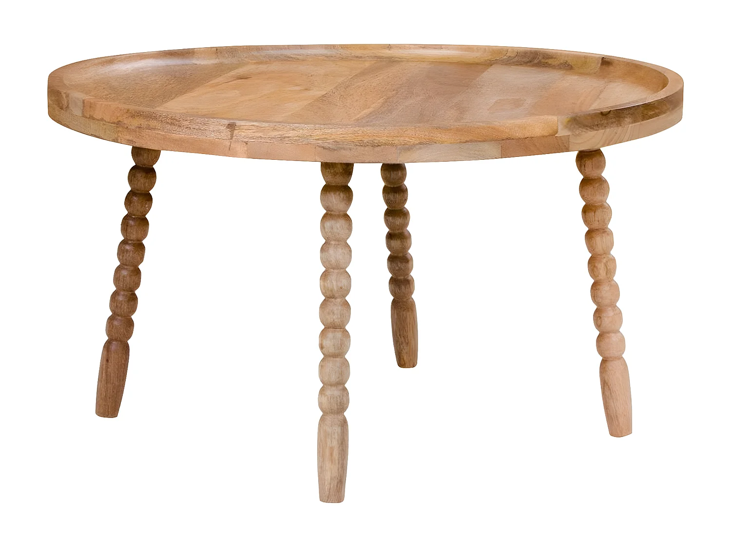 Koffietafel Jammu, Bruin, 60x60x35 cm, Seven Design