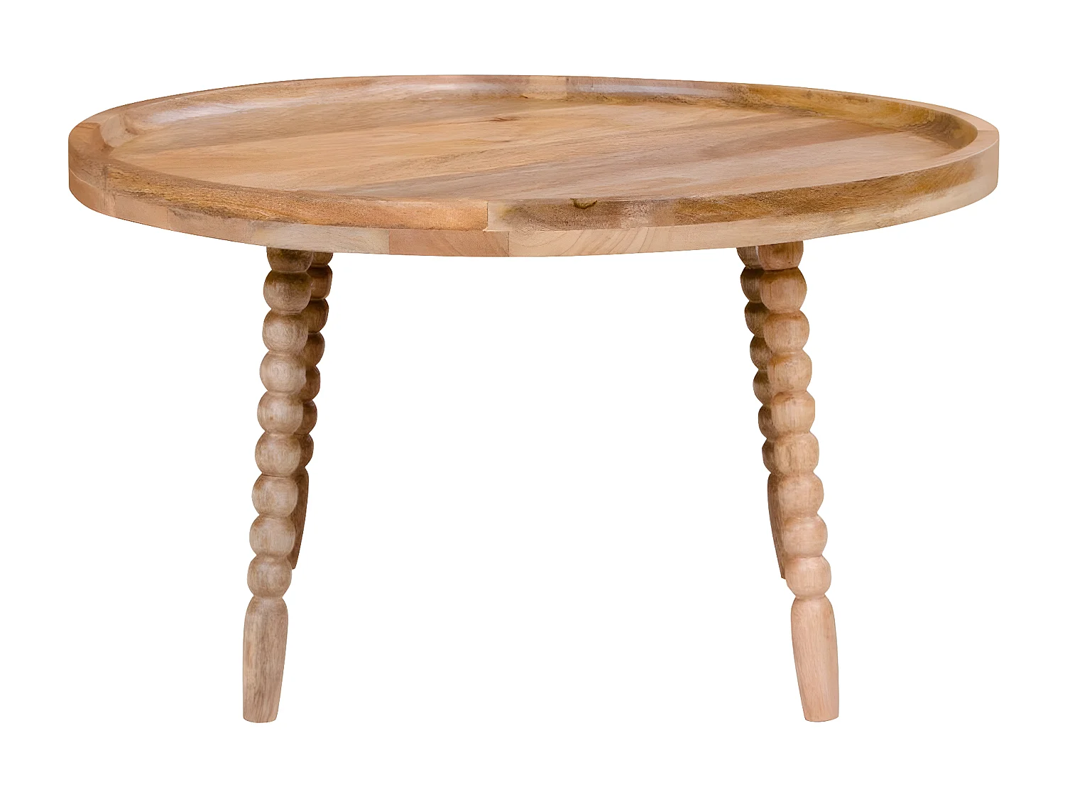 Stolik Kawowy Jammu, Brązowy, 60x60x35 cm, Seven Design